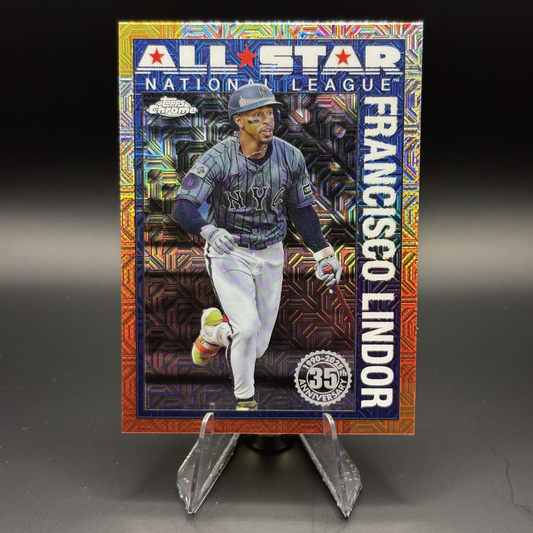 Francisco Lindor (Mojo) - 2025 Topps Chrome 1990 All-Star #90ASC-35