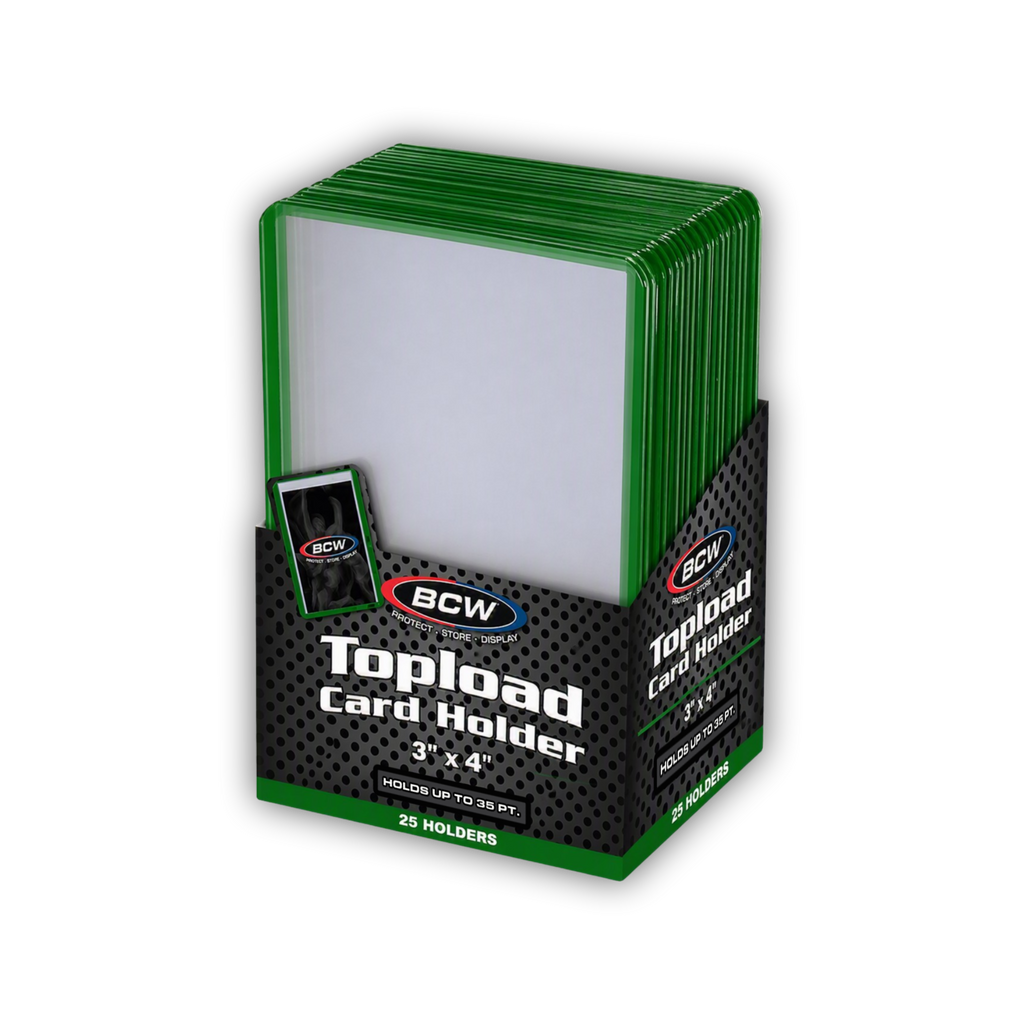 Colored Toploaders (35 pt.) - 25 Pack Card Protectors