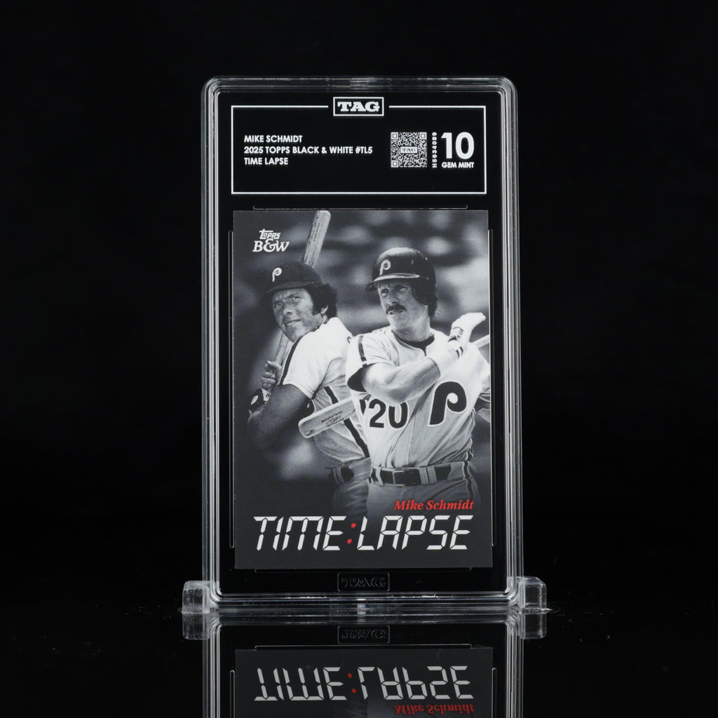 Mike Schmidt (Time Lapse) - TAG 10 - 2025 Topps Black & White #TL5