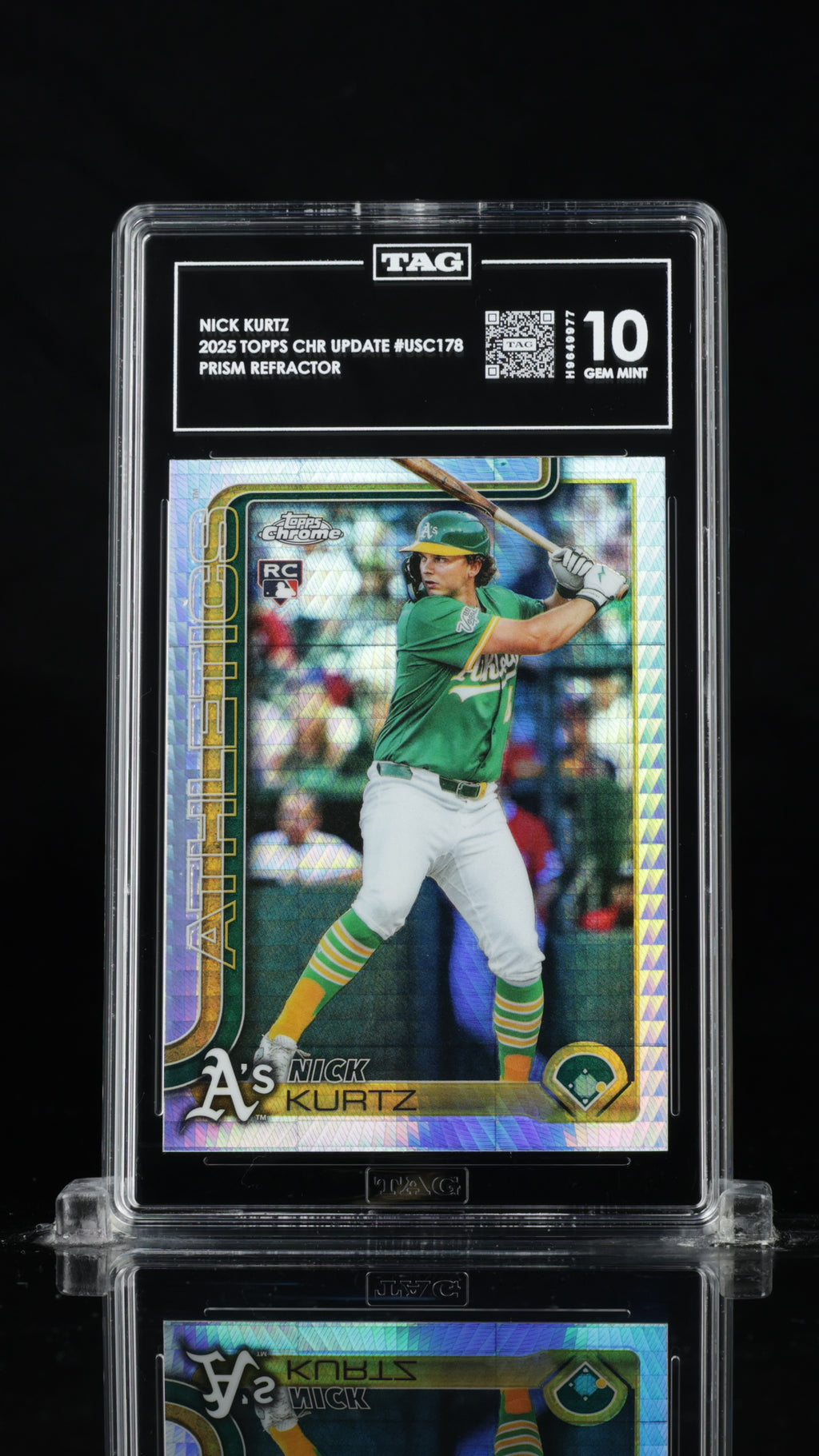 Nick Kurtz (Prism Refractor) - TAG 10 - 2025 Topps Chrome Update #USC178