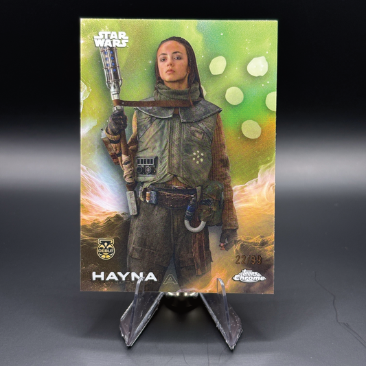 Hayna (Green 22/99) - 2025 Topps Chrome Star Wars #122