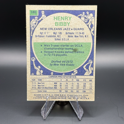 Henry Bibby - 1975 Topps #146
