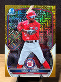 Elijah Green (Gold Mojo Refractor /50) - 2023 Bowman Chrome Mega Box #BCP-23