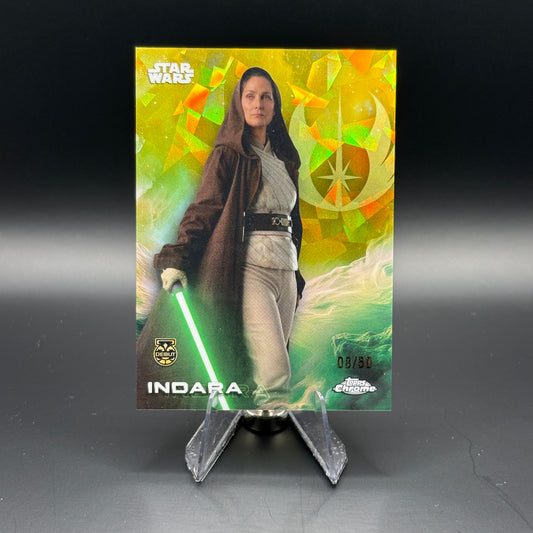 Indara (Gold Sapphire 8/50) - 2025 Topps Chrome Star Wars #61