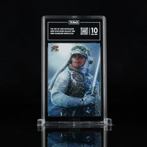 Luke Skywalker (Mini-Diamond) - TAG 10 - 2025 Topps Chrome Galaxy #84