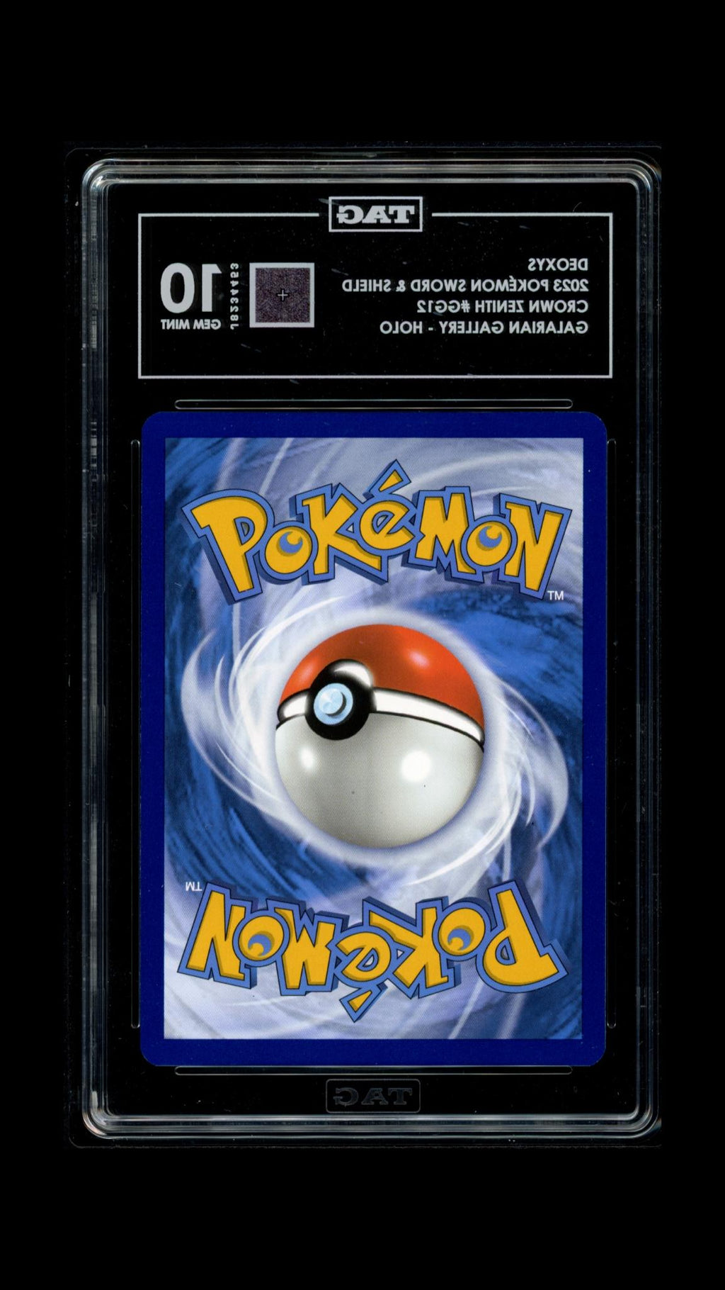 Deoxys (Ultra Rare) - TAG 10 - Pokémon Crown Zenith Galarian Gallery #GG12