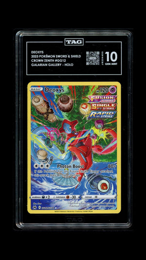 Deoxys (Ultra Rare) - TAG 10 - Pokémon Crown Zenith Galarian Gallery #GG12