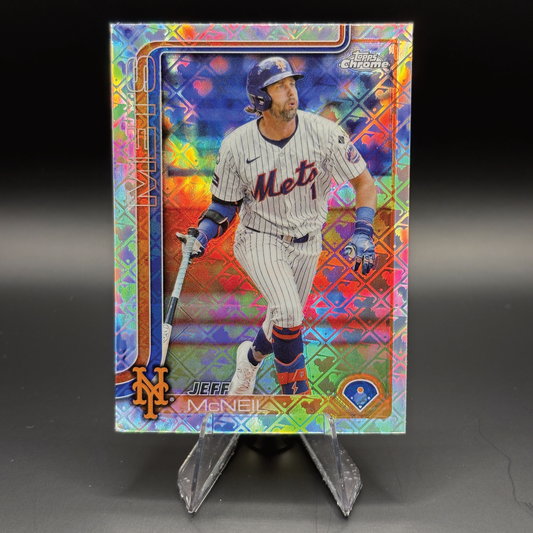 Jeff McNeil (Logofractor) - 2025 Topps Chrome #167