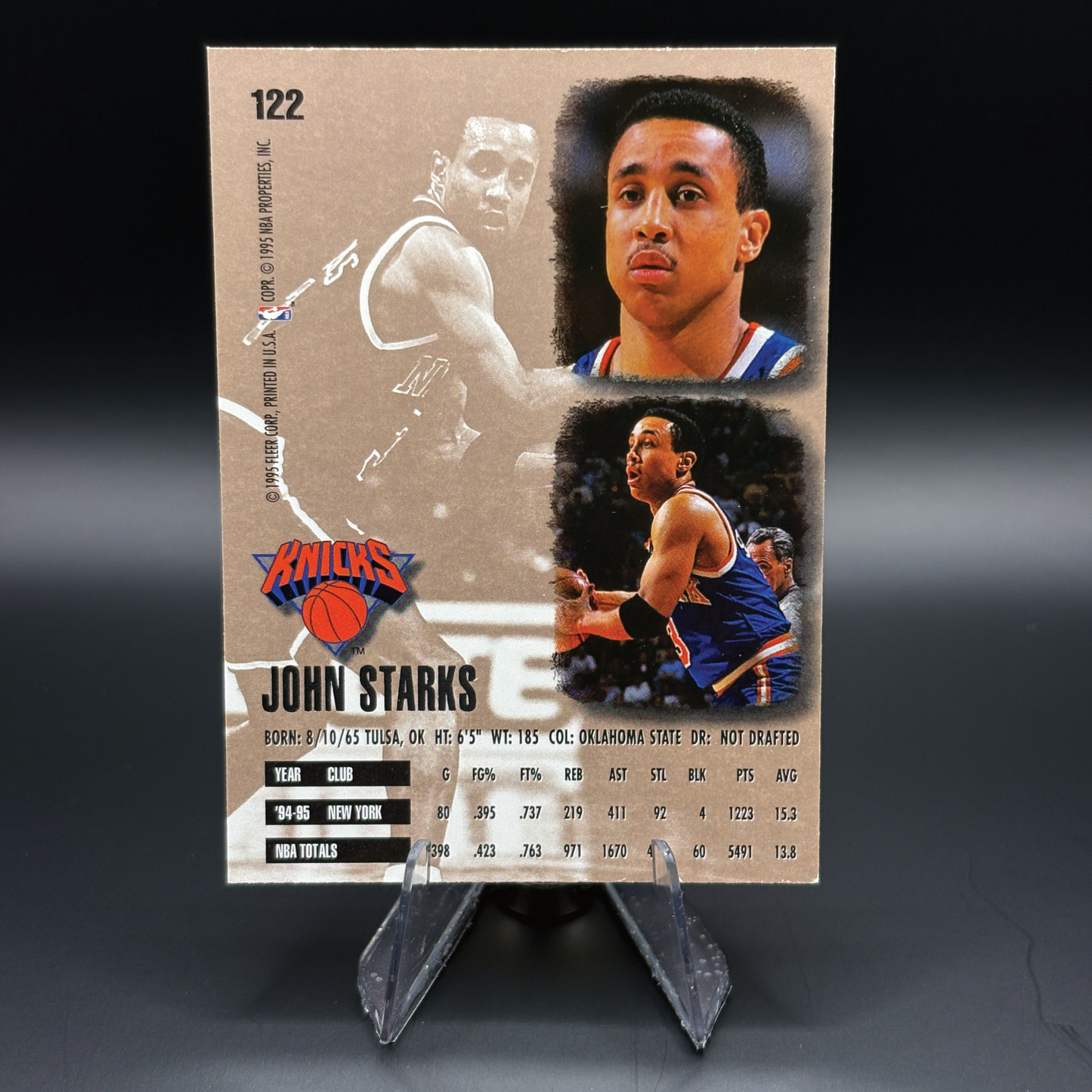 John Starks - 1995 Fleer Ultra #122