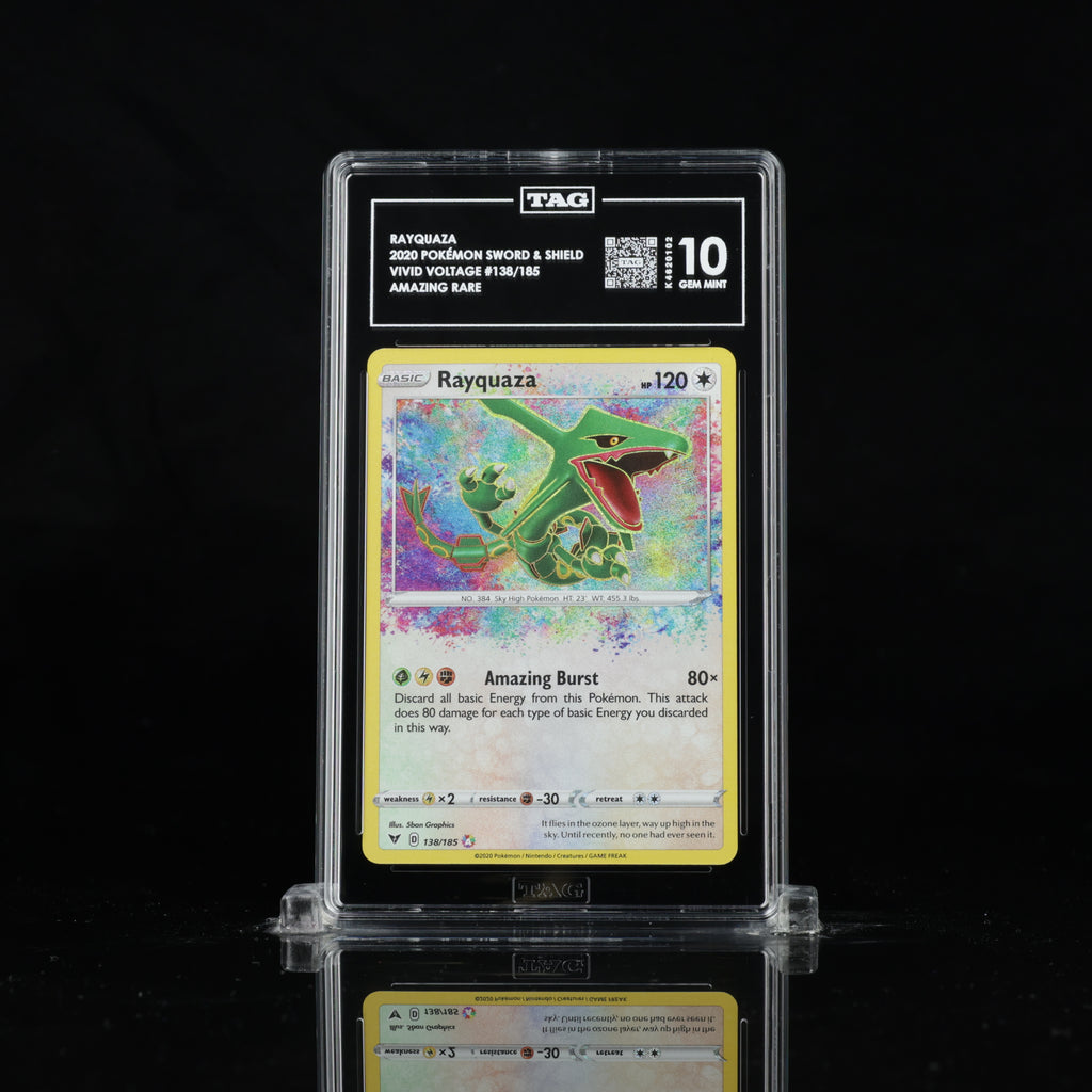 Rayquaza (Amazing Rare) - TAG 10 - 2020 Pokémon Vivid Voltage #138/185