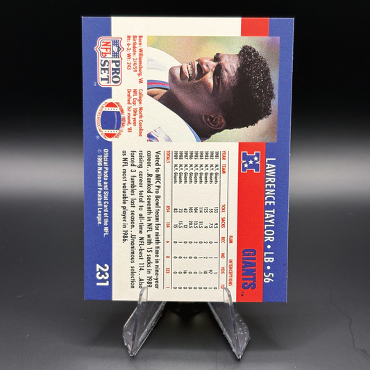Lawrence Taylor (HOF) - 1990 Pro Set #231