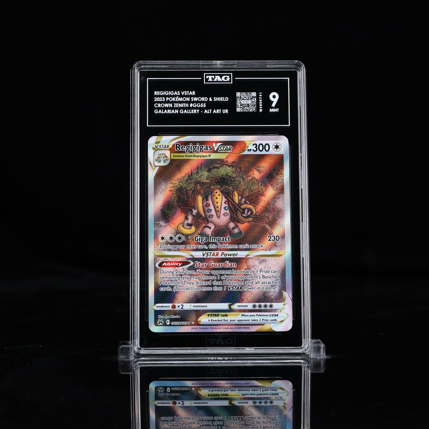 Regigigas VSTAR (Alt. Art Ultra Rare) - TAG 9 - 2023 Pokémon Crown Zenith #GG55