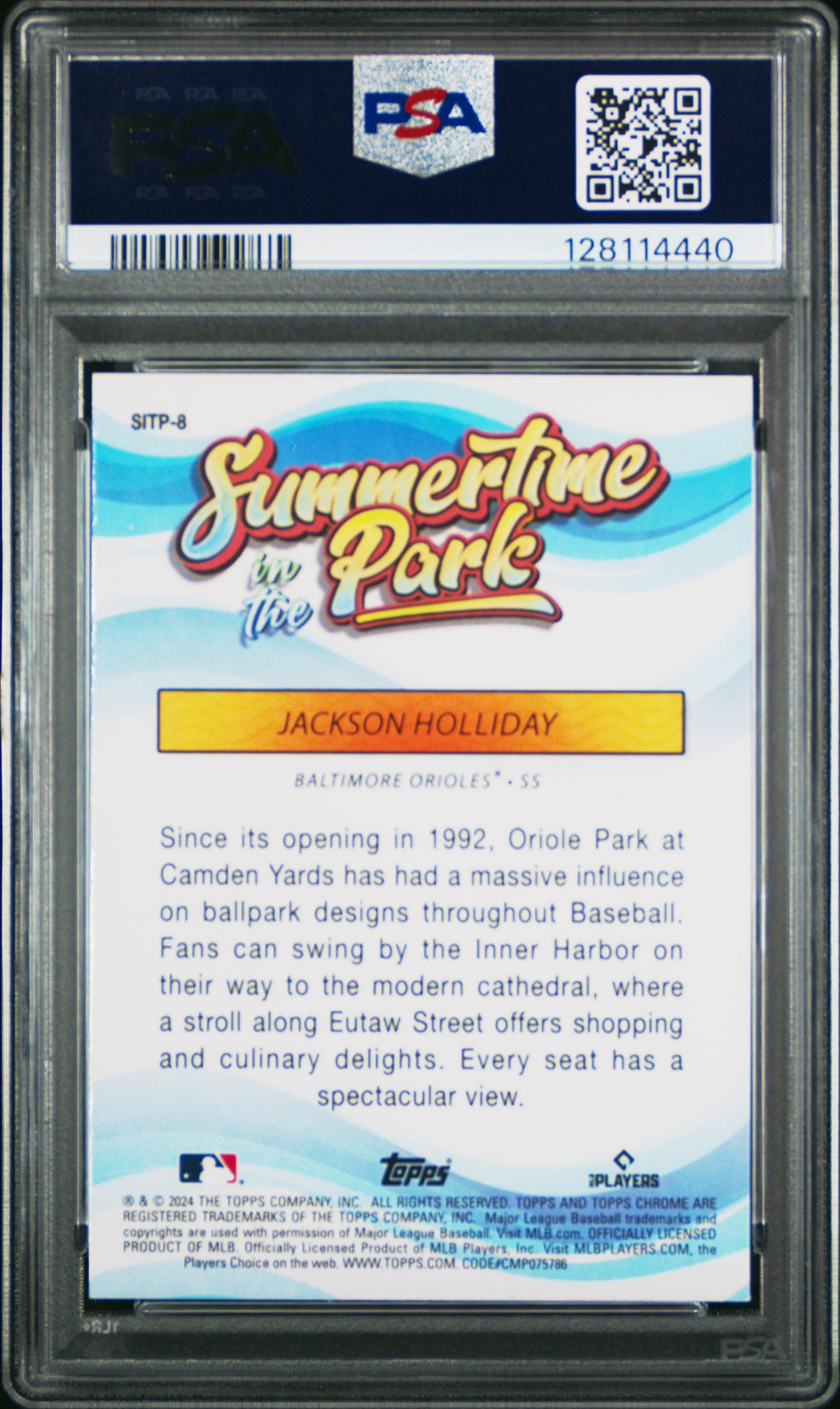 Jackson Holliday (RC) - PSA 9 - 2025 Topps Chrome #SITP-8