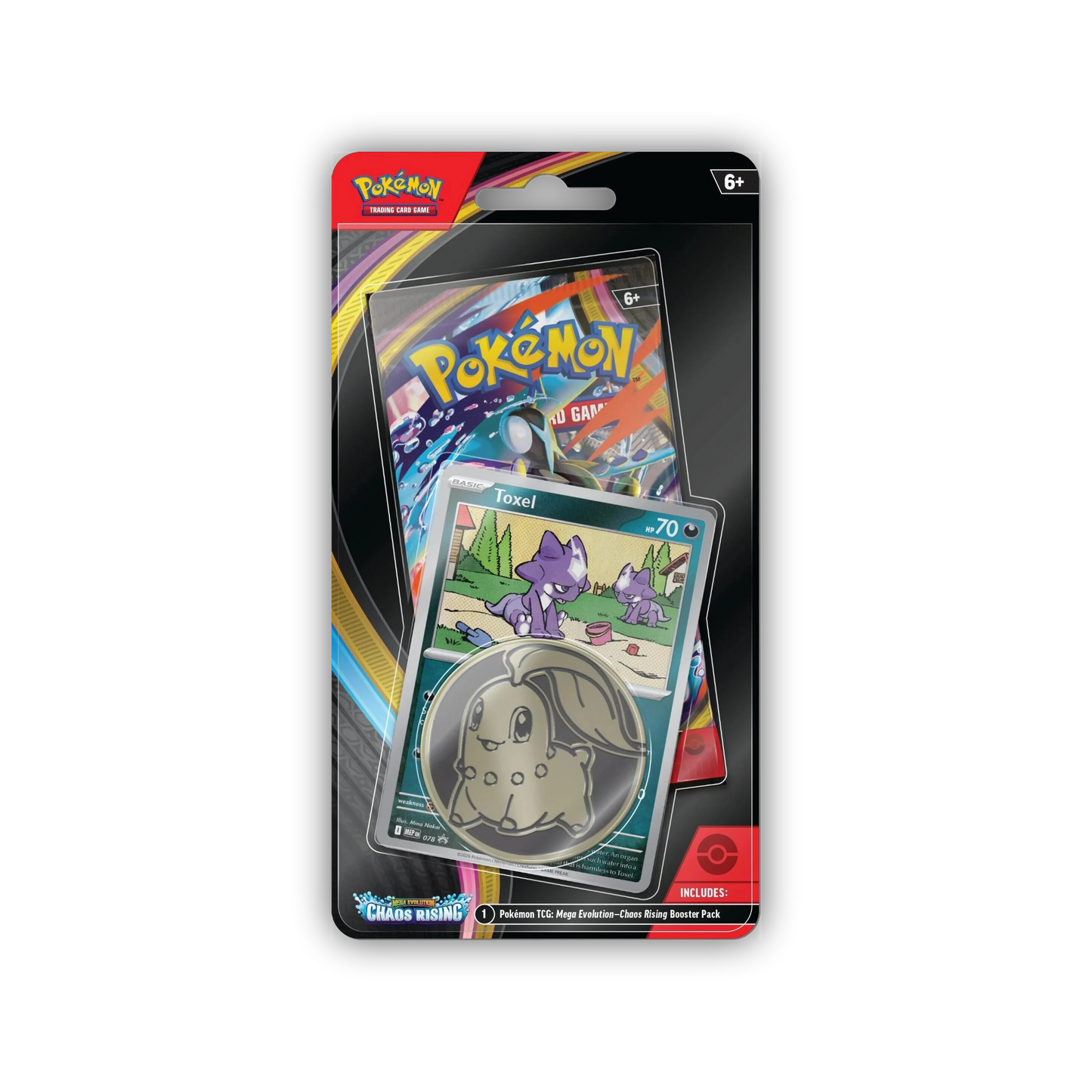 Mega Evolution: Chaos Rising - Single Pack Blister (Toxel)