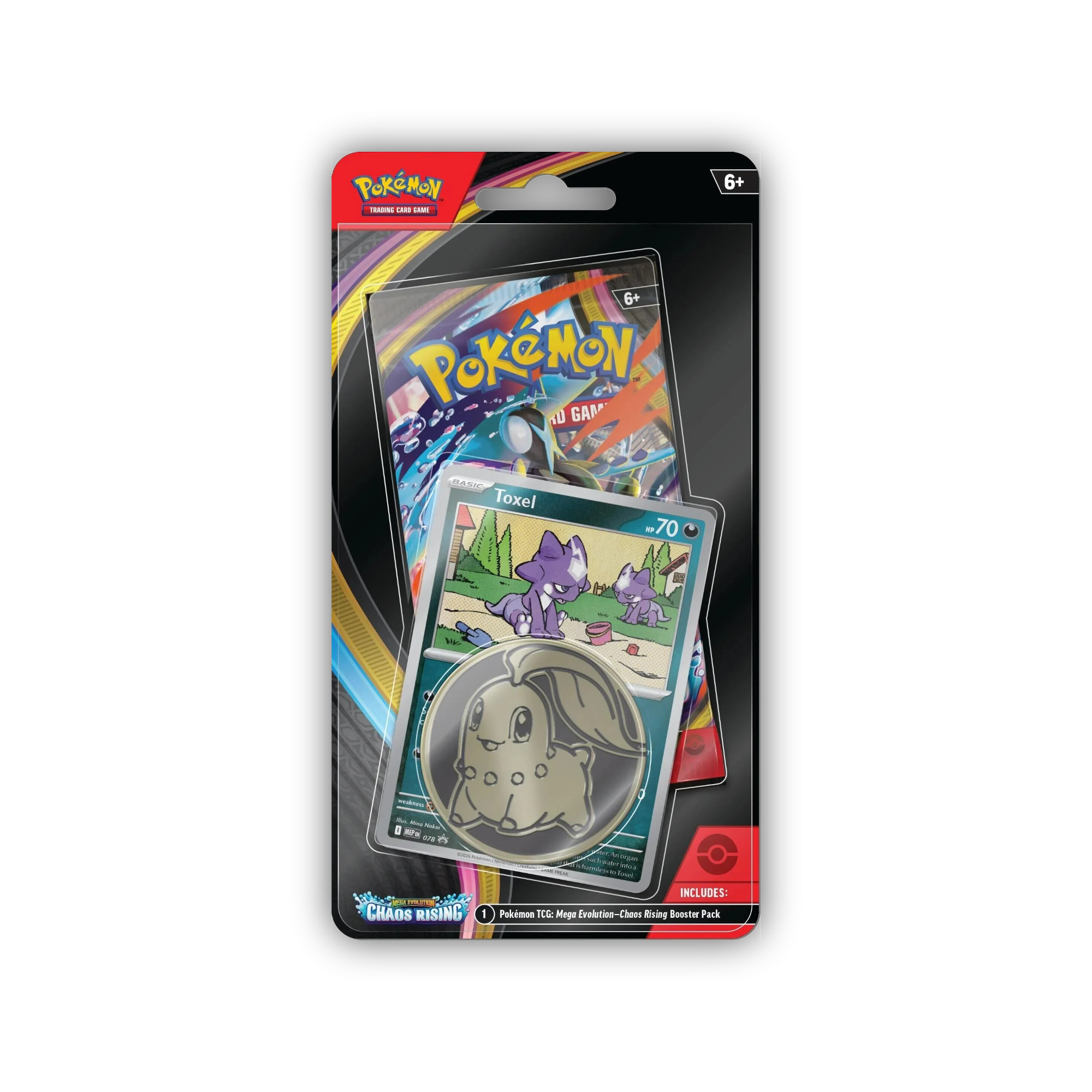 Mega Evolution: Chaos Rising - Single Pack Blister (Toxel)
