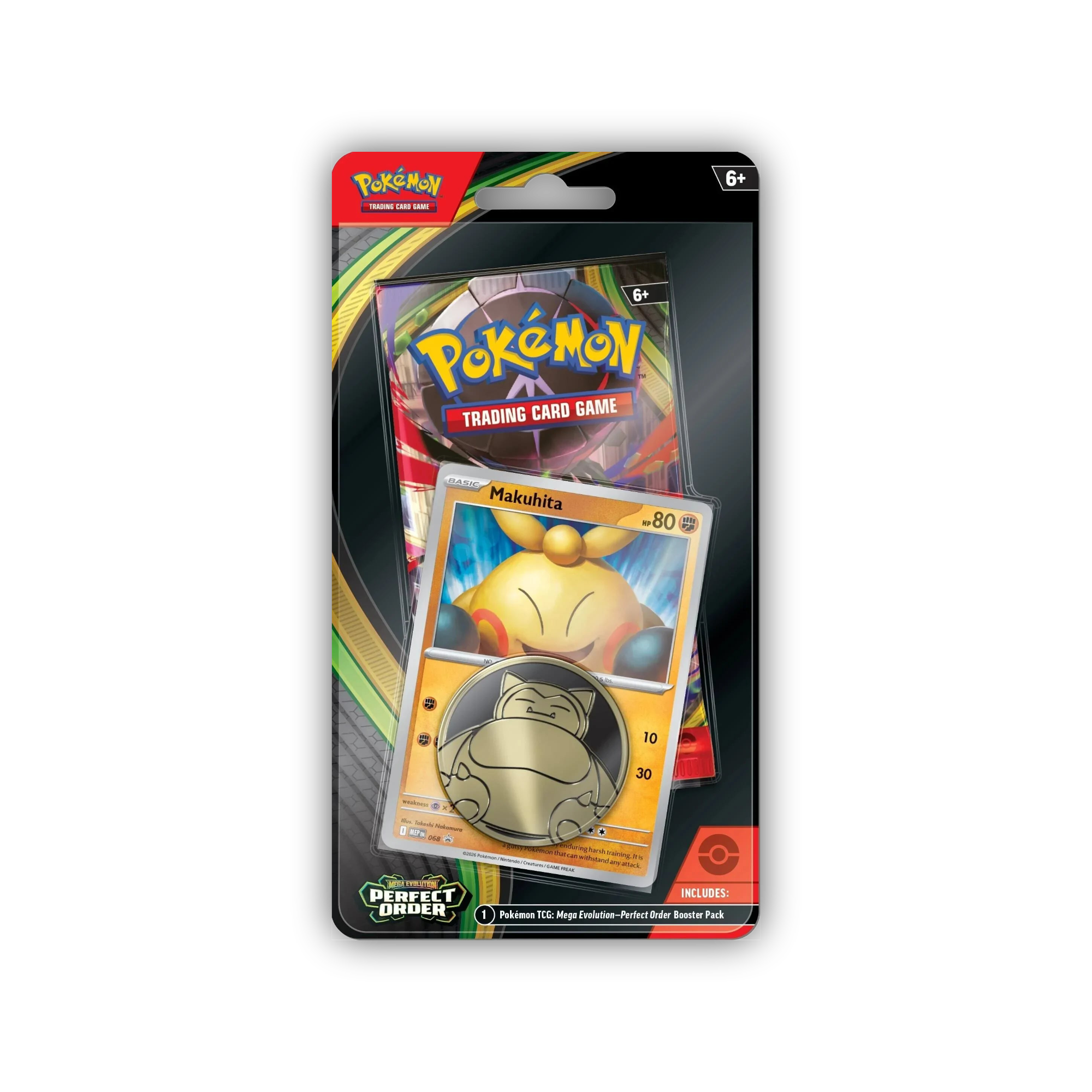 Mega Evolution: Perfect Order - Single Pack Blister (Makuhita)
