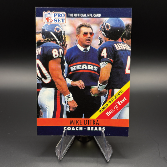 Mike Ditka (HOF) - 1990 Pro Set #59