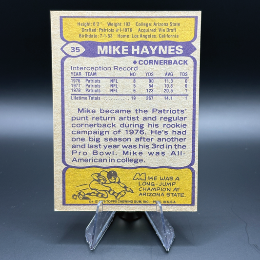 Mike Haynes - 1979 Topps #35