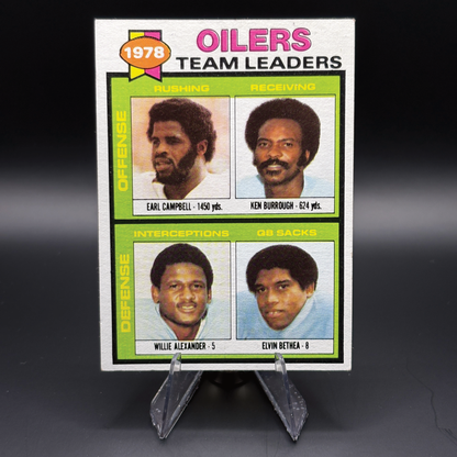Houston Oilers (Earl Campbell Rookie) - 1979 Topps #301