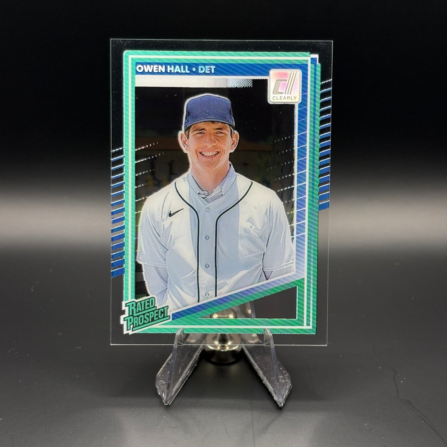 Owen Hall - 2025 Panini Donruss Clearly Rated Prospect #130