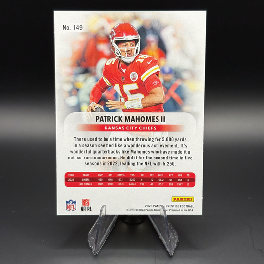 Patrick Mahomes II (Sunburst) - 2023 Panini Prestige #149