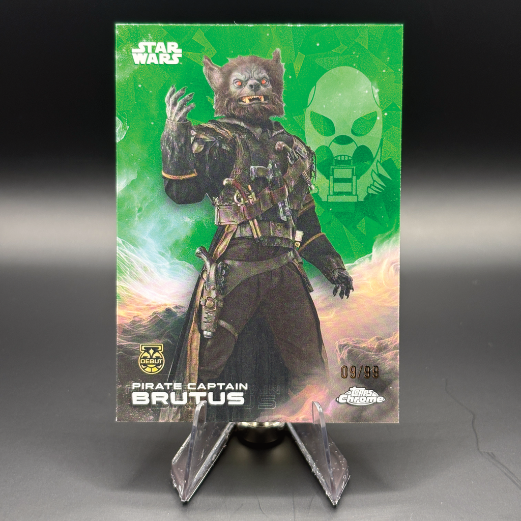 Pirate Captain Brutus (Green Sapphire 9/99) - 2025 Topps Chrome Star Wars #144