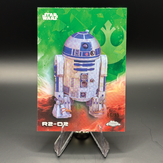 R2-D2 (Green Sapphire 66/99) - 2025 Topps Chrome Star Wars #153