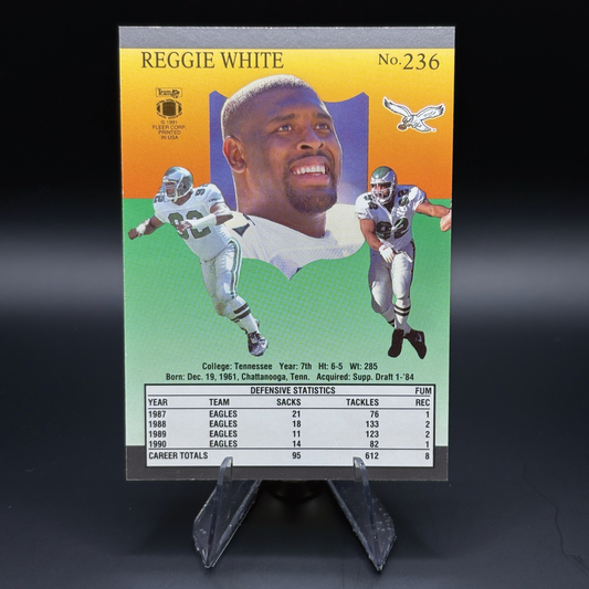 Reggie White (HOF Legend) - 1991 Fleer Ultra #236