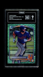 Carson Benge (Aqua Reptilian Refractor) - TAG 9 - 2026 Bowman Draft #BDC-138
