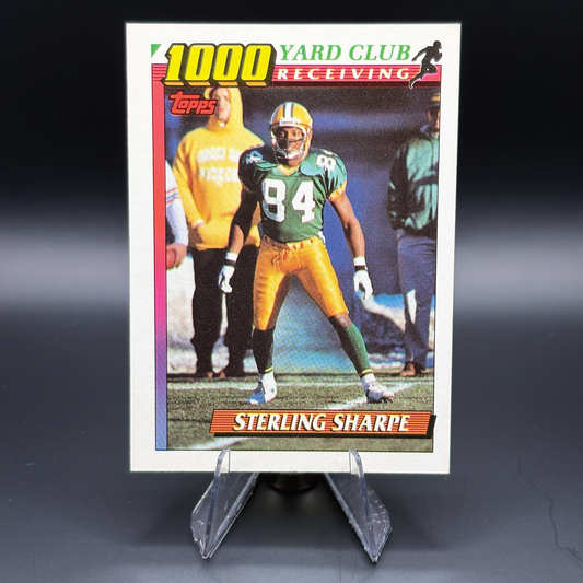 Sterling Sharpe (HOF) - 1991 Topps 1000 Yard Club #10