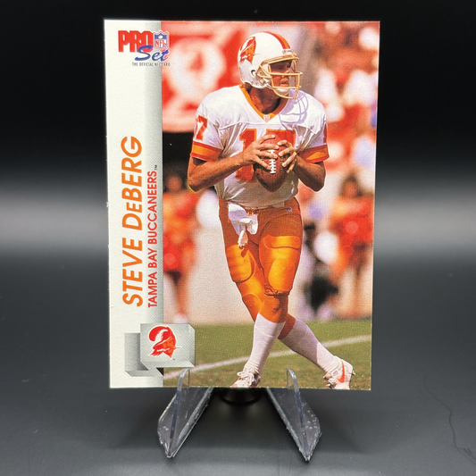 Steve DeBerg (Error 1455 Total Yards on Back) - 1992 Pro Set #663