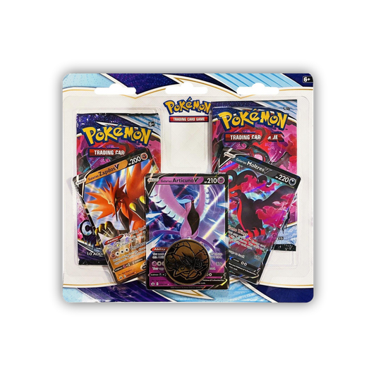 Sword & Shield: Chilling Reign - 2-Pack Blister (Galarian Zapdos V/Articuno V/Moltres V)