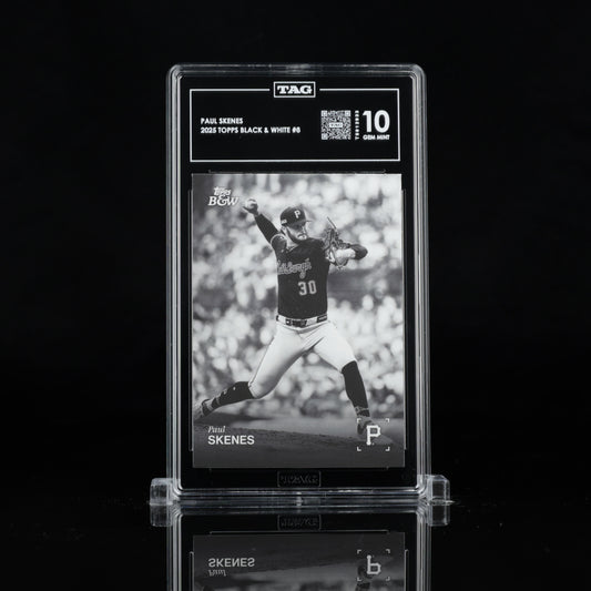 Paul Skenes - TAG 10 - 2025 Topps Black & White #8