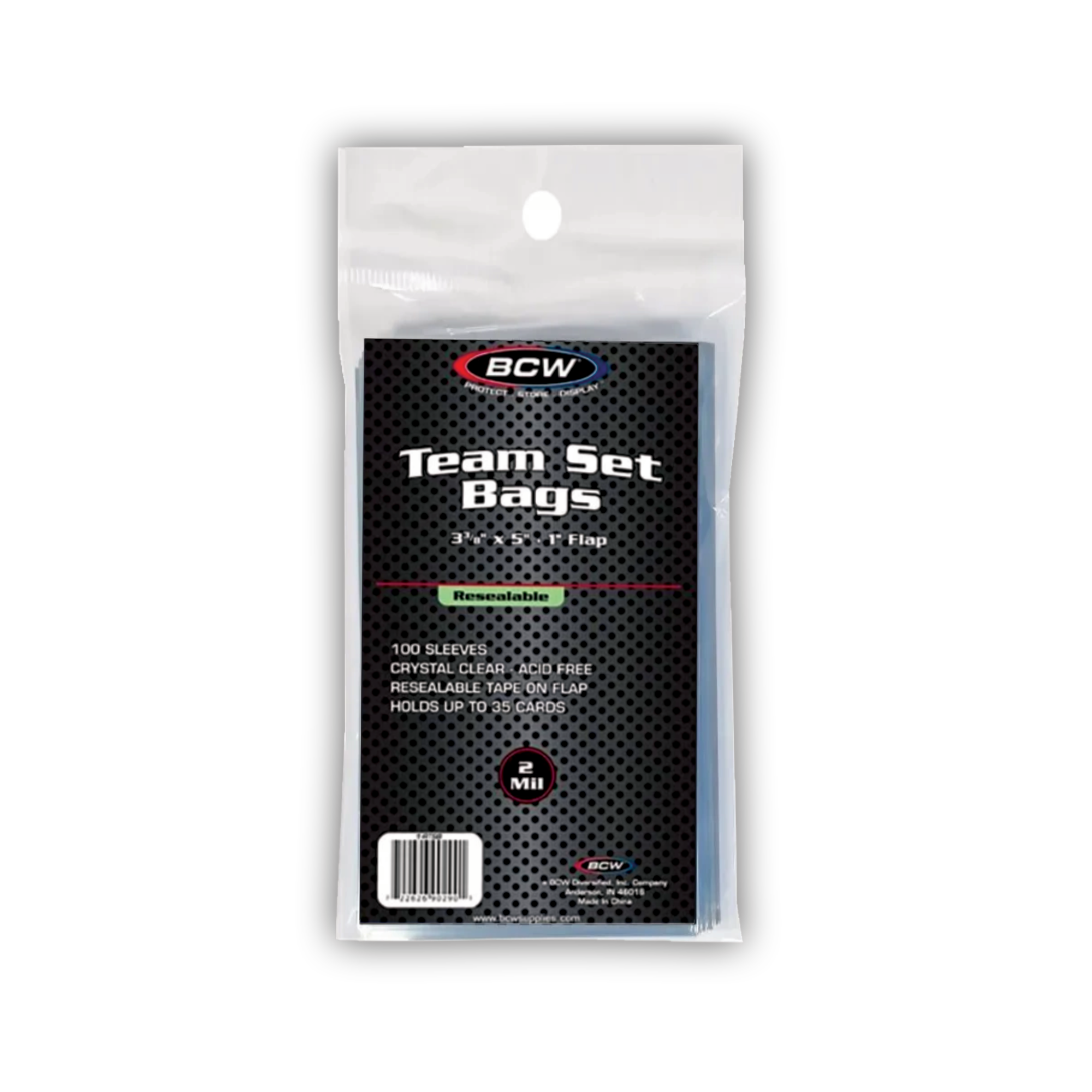 Team Set Bags (Resealable) - 100 Pack