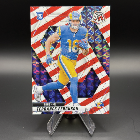 Terrance Ferguson (Mosaic Red White Stripe) - 2025 Panini Mosaic #364