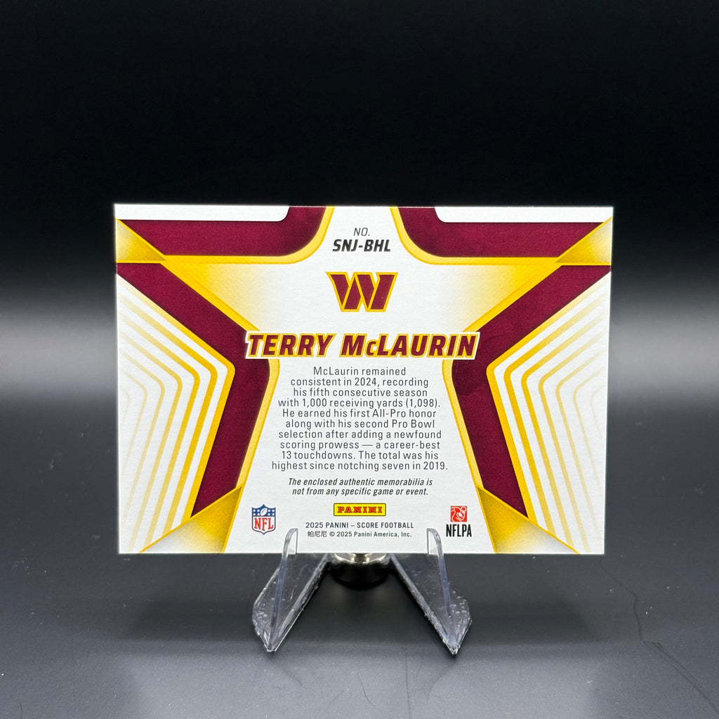 Terry McLaurin - 2025 Panini Score Stars of the NFL Jersey #SNJ-BHL