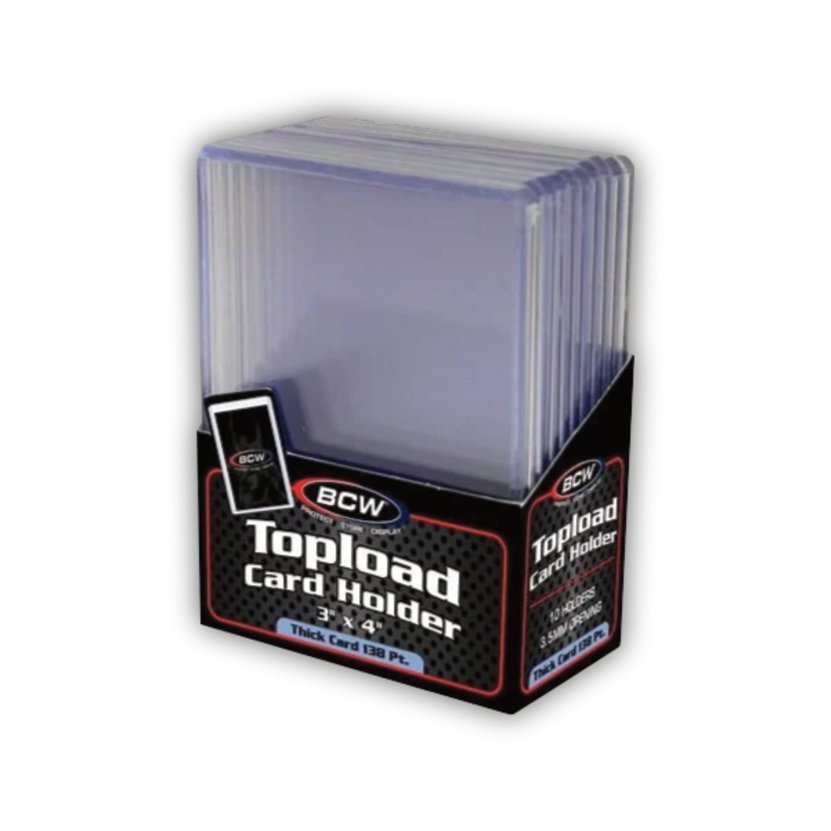 Thick Toploaders (138 pt.) - 10 Pack Card Protectors