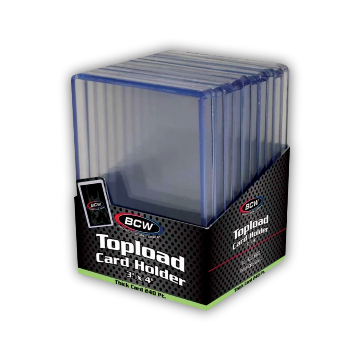Thick Toploaders (240 pt.) - 10 Pack Card Protectors