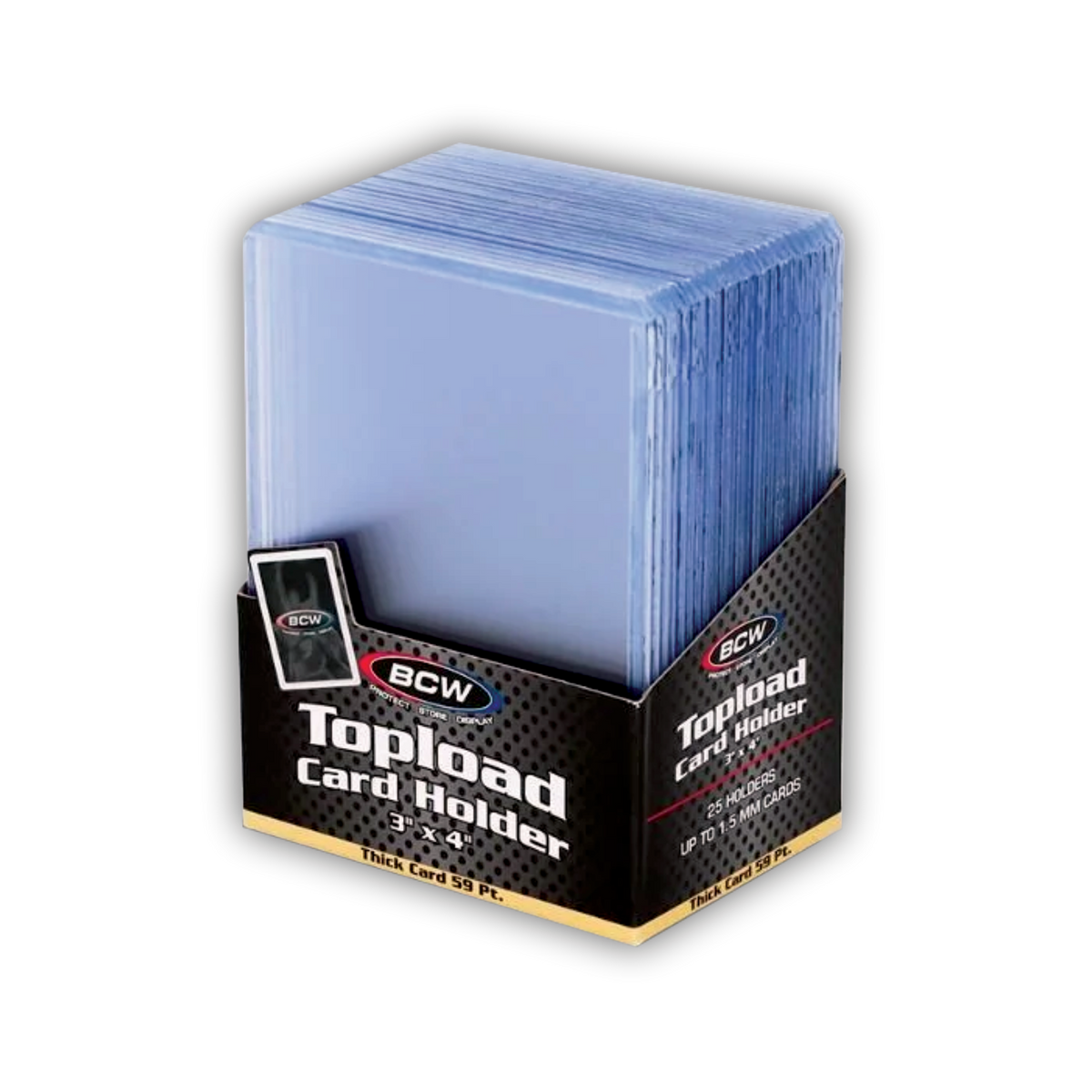 Thick Toploaders (59 pt.) - 25 Pack Card Protectors