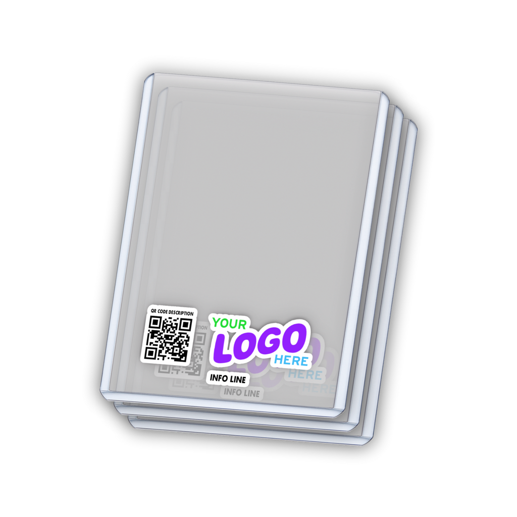Custom Toploader Decals for Card Shops & Vendors