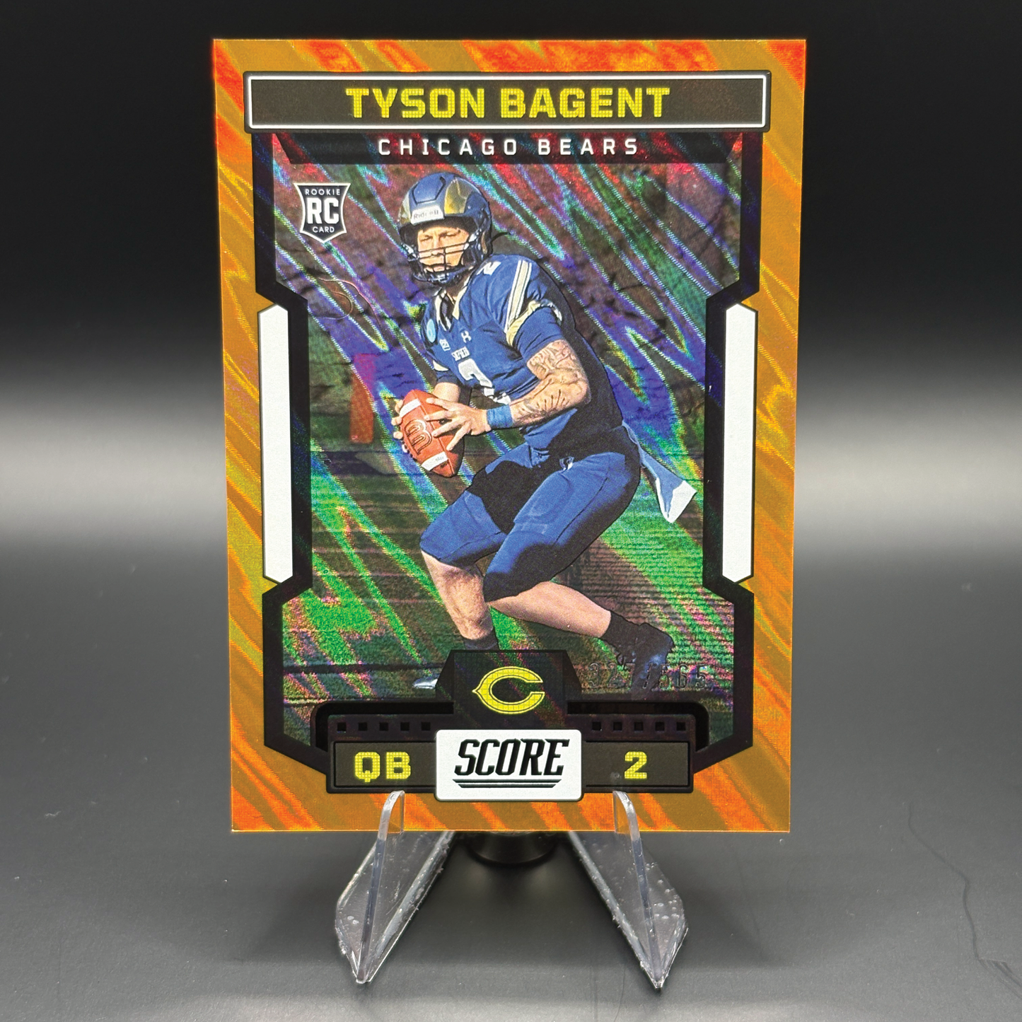 Tyson Bagent (Orange Lava 327/565) - 2023 Panini Score #312