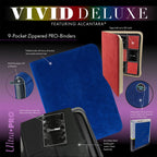 Vivid Deluxe 9-Pocket Zippered PRO-BINDER®