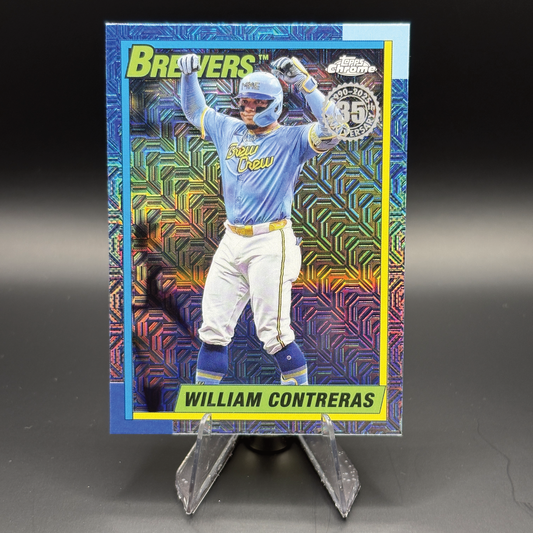 William Contreras (Mojo) - 2025 Topps Chrome 1990 #T90C-125