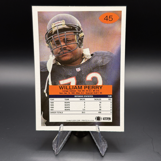 William "Refrigerator" Perry - 1992 Fleer #45