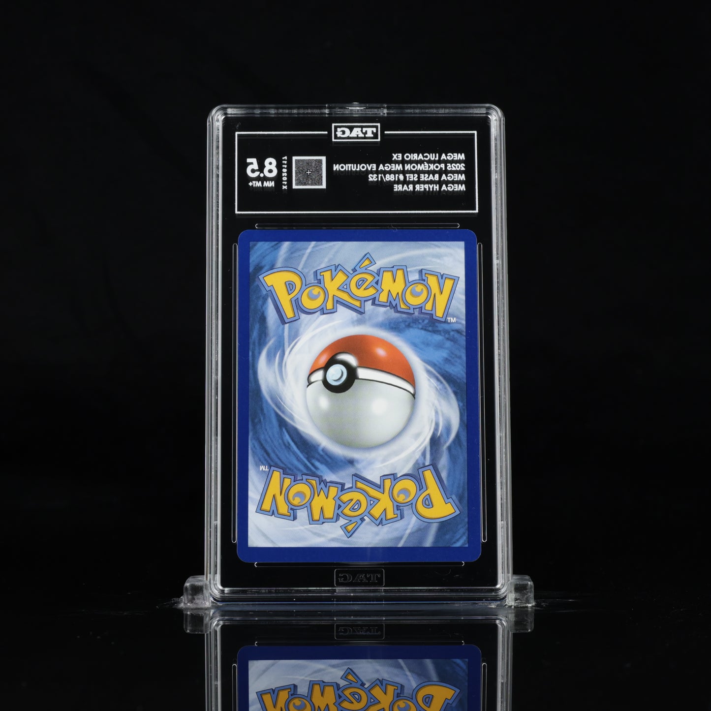 Mega Lucario ex (Mega Hyper Rare) - TAG 8.5 - 2025 Pokémon #188/132