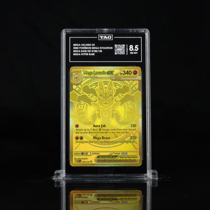 Mega Lucario ex (Mega Hyper Rare) - TAG 8.5 - 2025 Pokémon #188/132