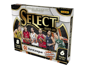 2025-26 Panini Select EuroLeague Basketball - Hobby Box