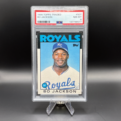 Bo Jackson - PSA 8 - 1986 Topps Traded #50T