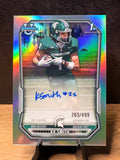 KK Smith (RC Refractor /499) - 2026 Bowman Chrome University Base #BCPA-KKS Football trading card, front and back