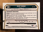 Ricky Duran (Purple RayWave Refractor /250) - 2026 Bowman Chrome Chrome #BCP-185 Baseball trading card, back